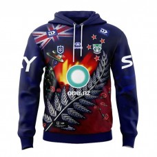 New Zealand Warriors 2024 ANZAC Hoodie Mens