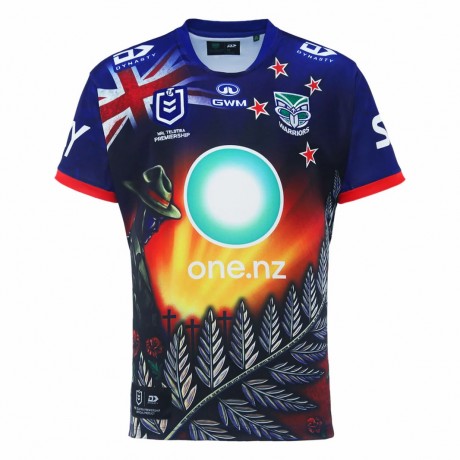 New Zealand Warriors 2024 ANZAC Jersey Mens
