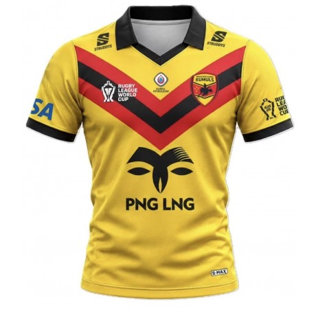 Papua New Guinea Kumuls 2026 Rugby League World Cup Men's Home Jersey