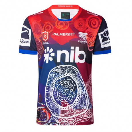 Newcastle Knights 2025 Indigenous Rugby League Jersey