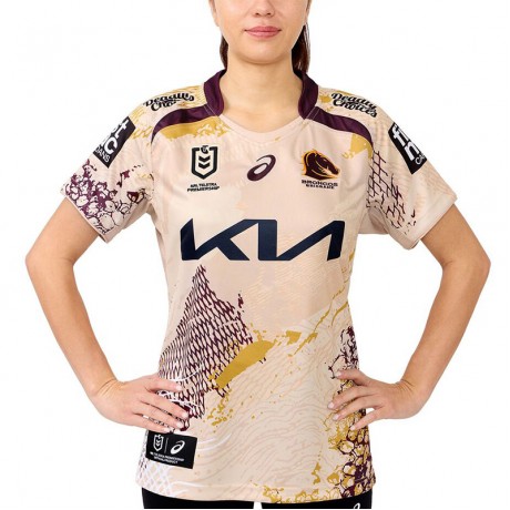 Brisbane Broncos 2025 NRL Indigenous Jersey Ladies