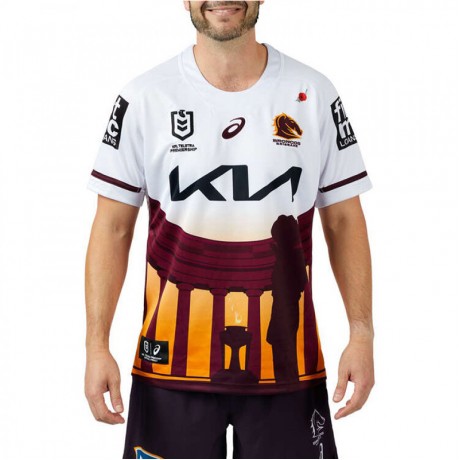Brisbane Broncos Mens 2024 ANZAC Rugby League Jersey