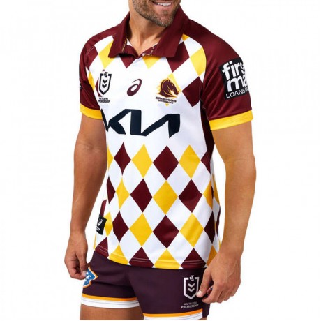 2024 Brisbane Broncos Heritage Rugby League Jersey Mens