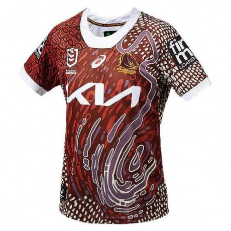 Brisbane Broncos 2024 NRL Indigenous Jersey Mens
