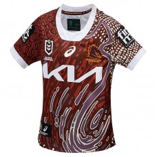 Brisbane Broncos 2024 NRL Indigenous Jersey Kids