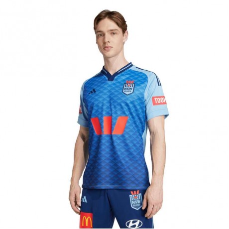 NSW Blues Rugby Tee Training 2025