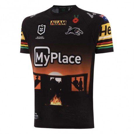Penrith Panthers Rugby Jersey ANZAC 2025